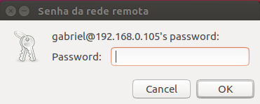 SSH ubuntu modo gráfico - Gerando Chaves RSA